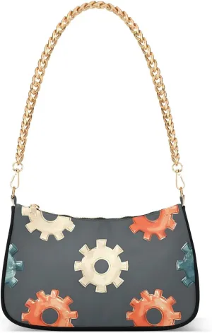 Circular Gears Crossbody Bags for Women Tote Bag Women's Shoulder Handbags Clutch Purses for Women