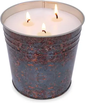 Citronella Candle Outdoor,3 Wicks 17OZ Smokeless Smell Soy Wax Candle,110hrs Burning Decorative Outdoor Candles for Home Garden Yard Balcony Camping