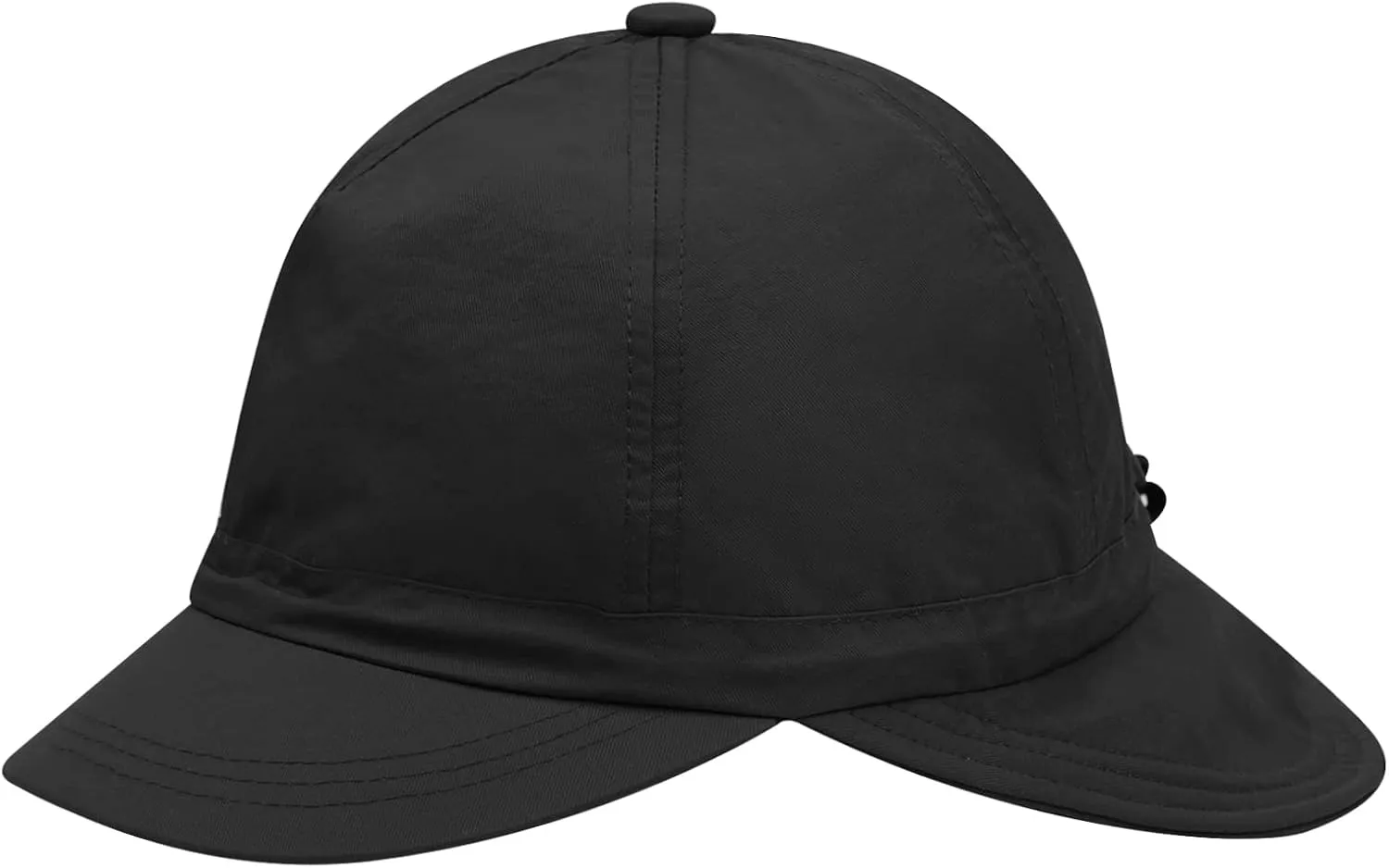 Clakllie Waterproof Boonie Beach Hat Short Brim Baseball Cap with Neck Flap UV Protection Sun Hats for Women Men