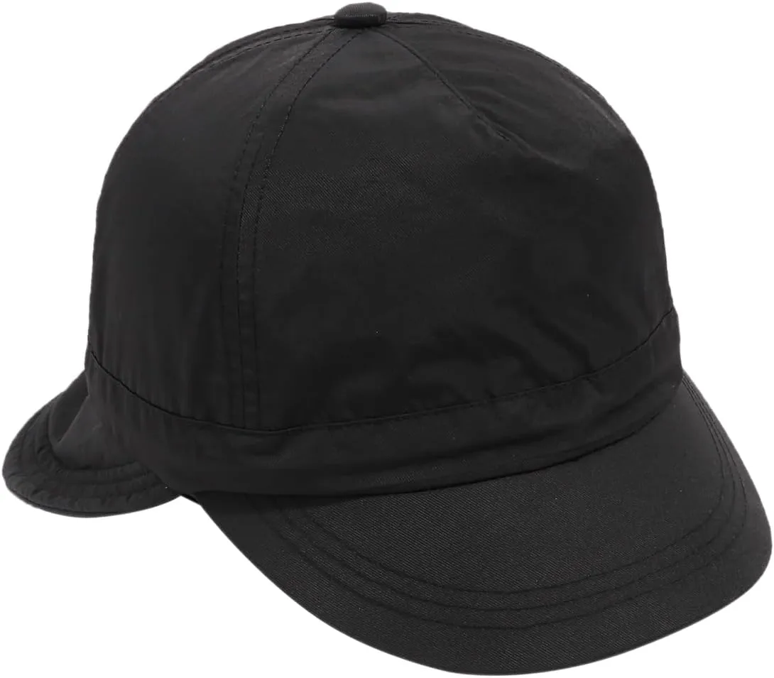 Clakllie Waterproof Boonie Beach Hat Short Brim Baseball Cap with Neck Flap UV Protection Sun Hats for Women Men