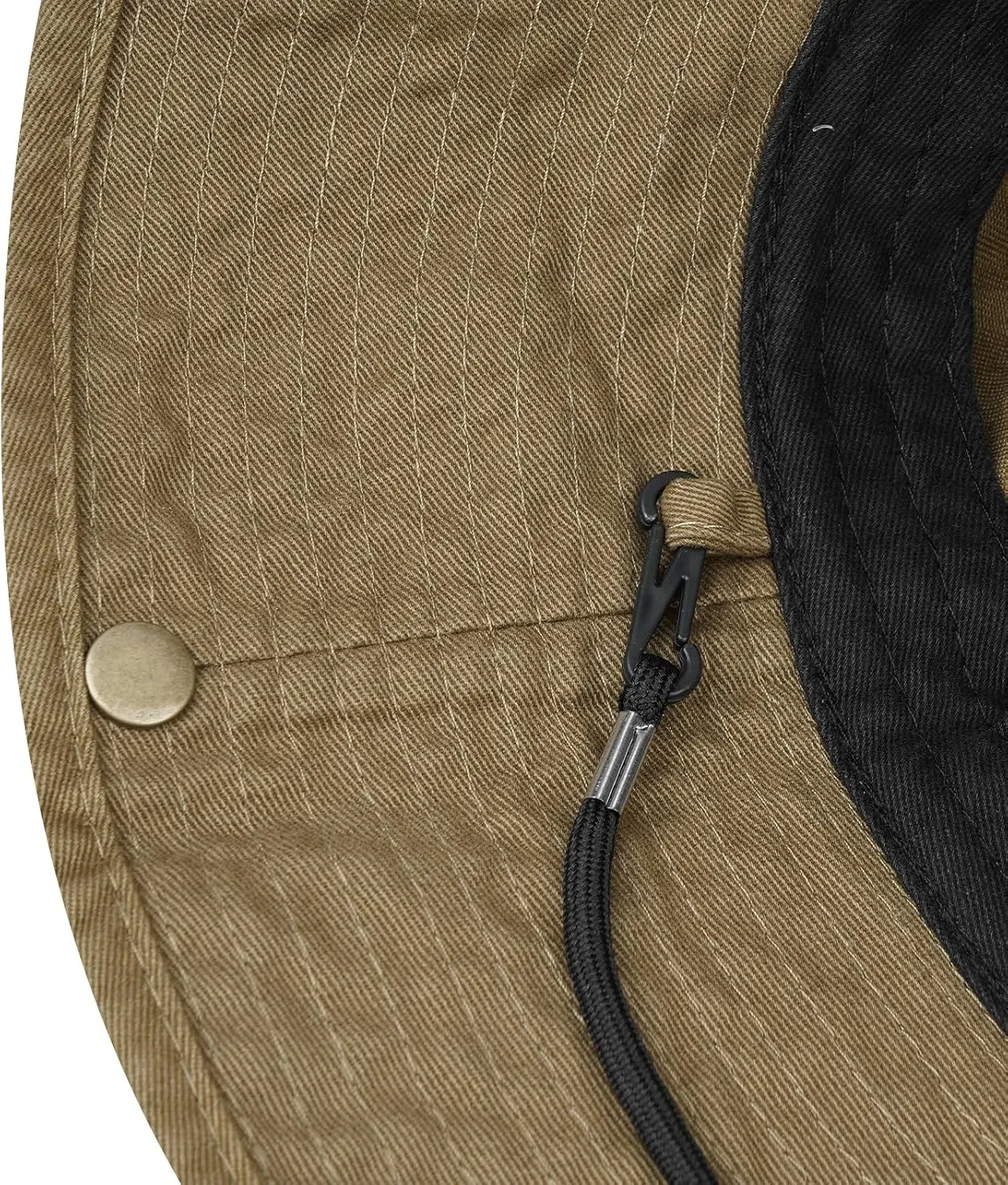 Clakllie Wide Brim Fishing Safari Hats Windproof Bucket Hat Breathable Boonie Hat Outdoor Kayaking Rowing Caps