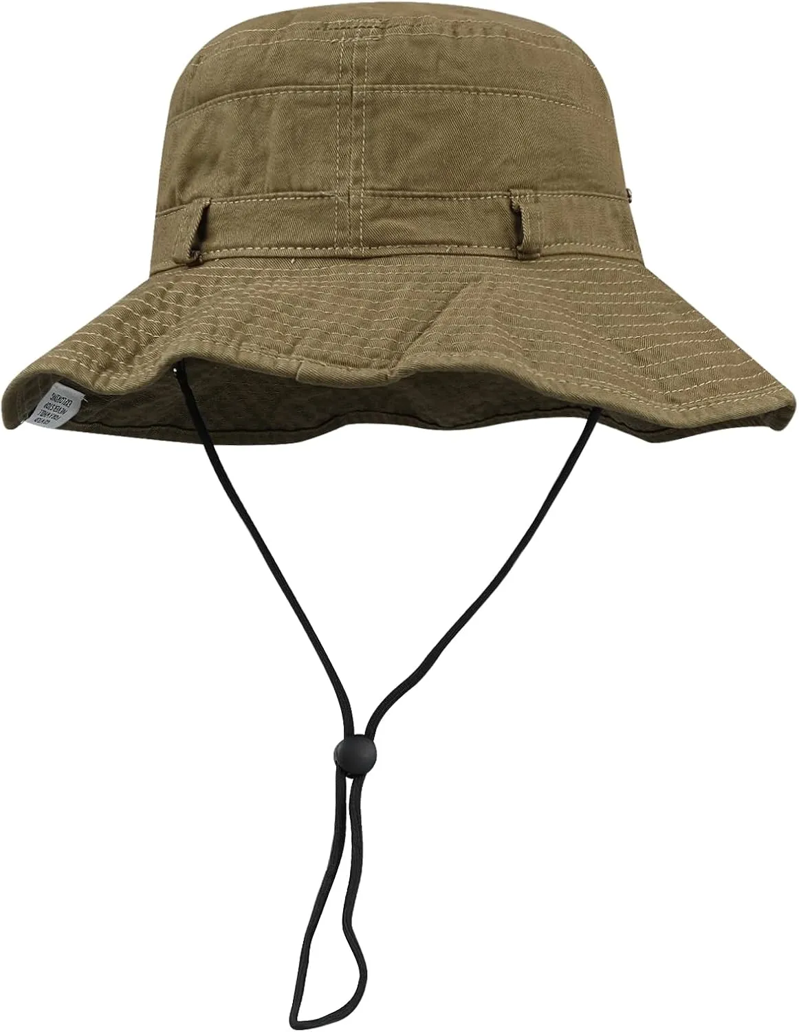 Clakllie Wide Brim Fishing Safari Hats Windproof Bucket Hat Breathable Boonie Hat Outdoor Kayaking Rowing Caps