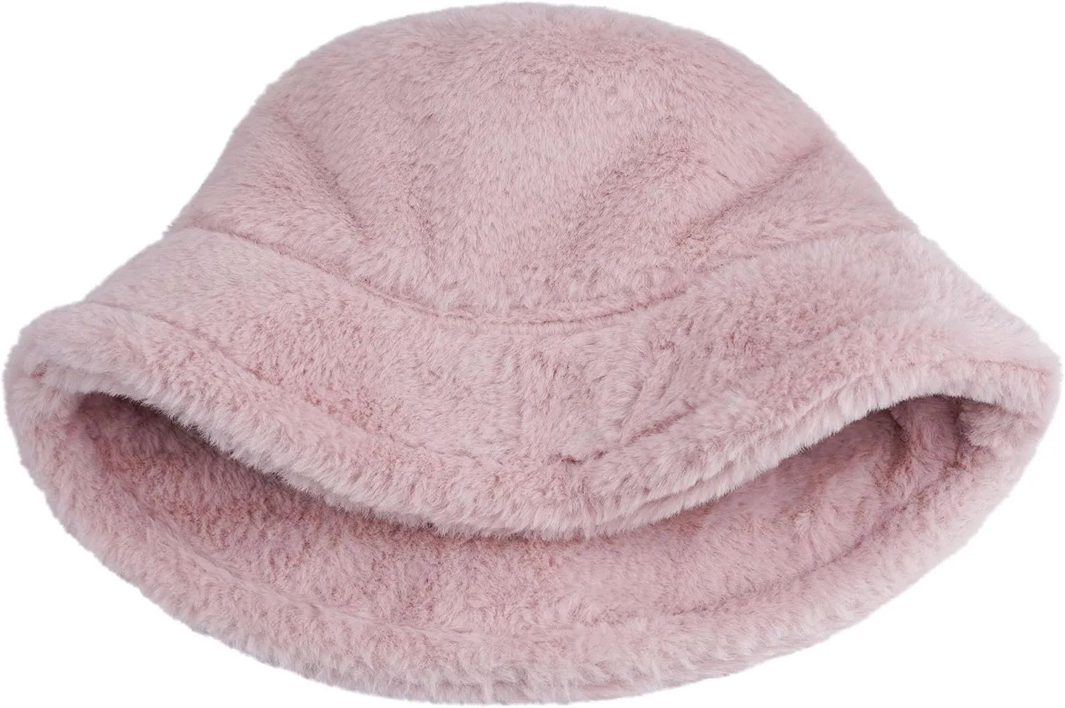 Clakllie Winter Bucket Hat with Earflaps Fuzzy Fishing Hat Warm Beach Sun Hat Wide Brim Fisherman Cap for Women Travel Hat