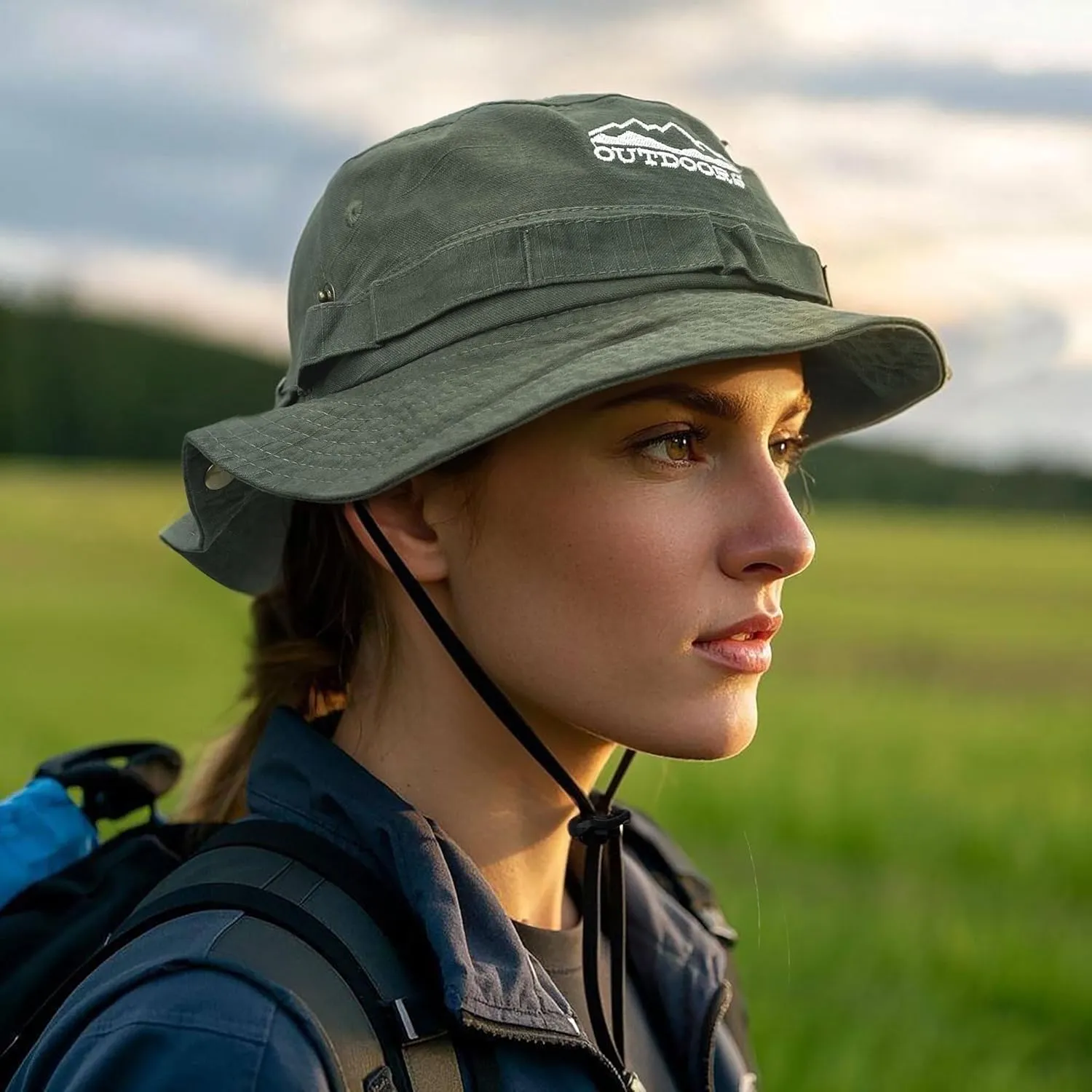 CLAPE Bucket Hat Lightweight Breathable UPF 50  UV Protection Wide Brim Foldable Fishing Hat Outdoor Camping Hiking Sun Hat