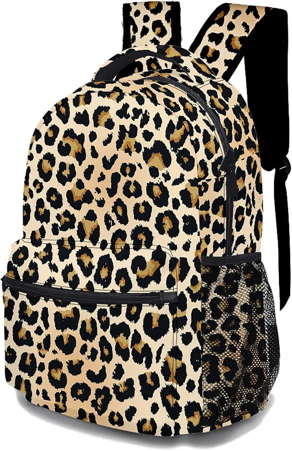 Classic Leopard Backpack, Lightweight Durable Laptop Bag 3D Printed Daypack with Multiple Pockets, Stylish Shoulders Backpack(Classic Leopard)