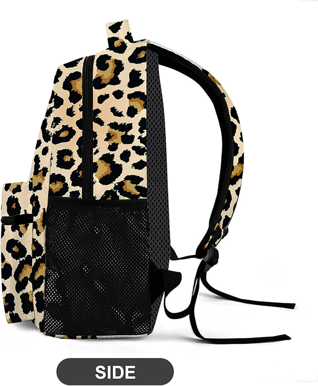 Classic Leopard Backpack, Lightweight Durable Laptop Bag 3D Printed Daypack with Multiple Pockets, Stylish Shoulders Backpack(Classic Leopard)