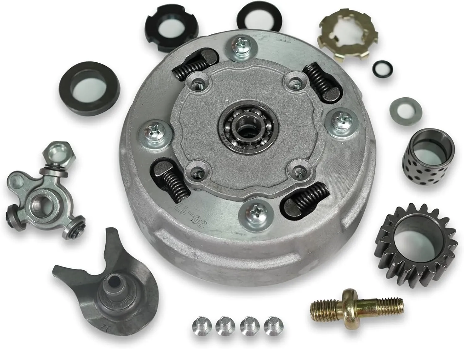 CLEO Clutch Assembly 17 Teeth For Semi Auto 50cc-125cc Engine Dirt Bikes ATV Go-Kart Taotao Kazuma