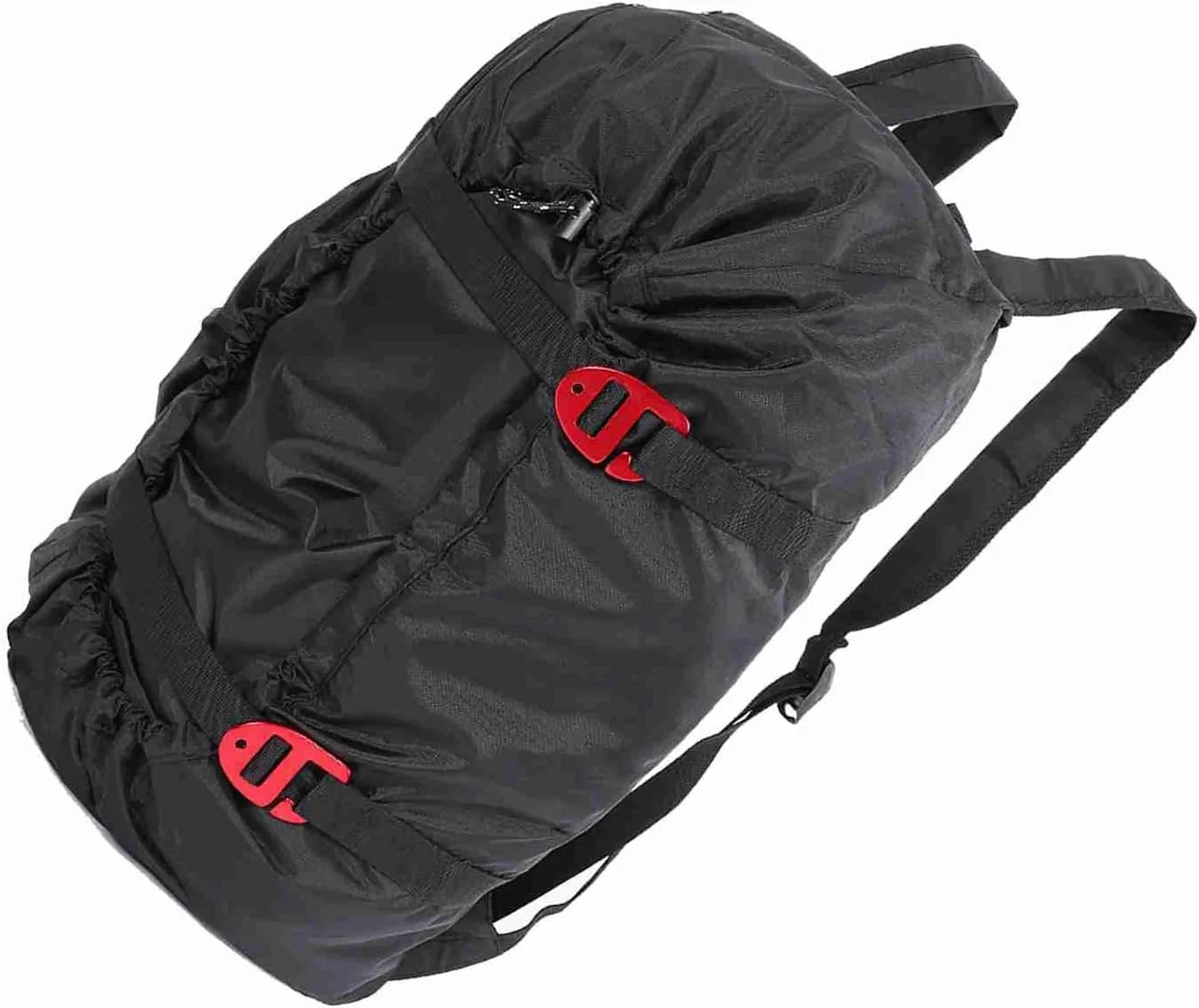 Climbing Rope Bag Foldable Mountaineering Bag Climbing Equipment Carrying Bag Sports Bag Tool Bag (Black)
