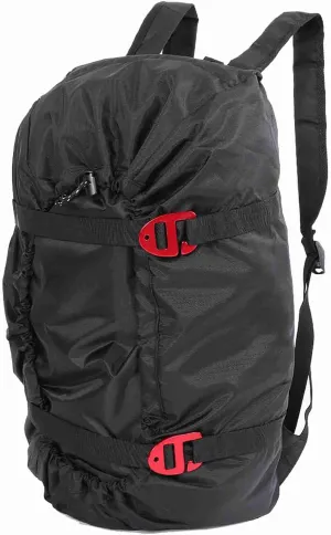 Climbing Rope Bag Foldable Mountaineering Bag Climbing Equipment Carrying Bag Sports Bag Tool Bag (Black)