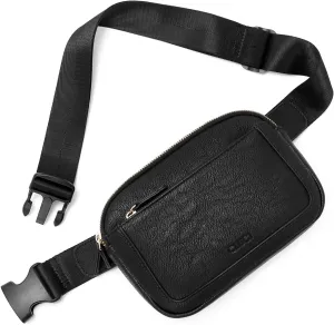CLUCI Belt Bag for Women, Mini Everywhere Crossbody Waist Bag Adjustable Strap, Vegan Leather Women's Fanny Pack