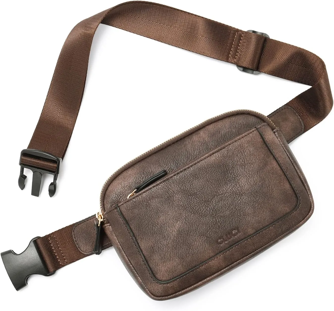 CLUCI Belt Bag for Women, Mini Everywhere Crossbody Waist Bag Adjustable Strap, Vegan Leather Women's Fanny Pack