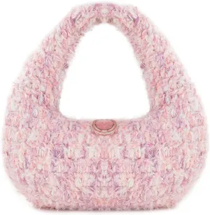 Clutch Purse for Women Handmade Crochet Evening Handbags for Prom Party Wedding Bag