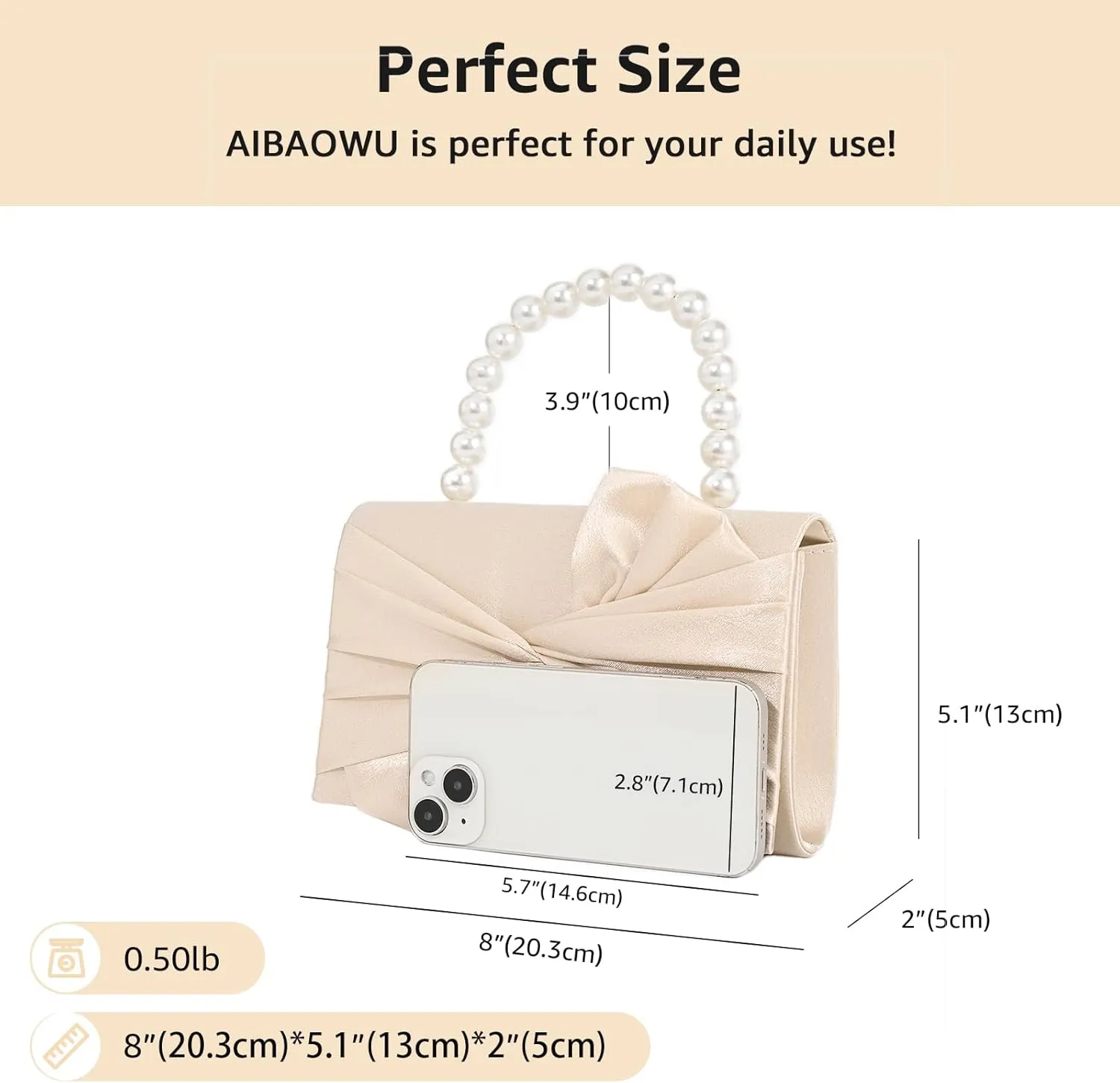 Clutch Purses for Women Evening Bag Wedding Handbags with Chain, Women's Small Clutch Cocktail Bag for Party Prom