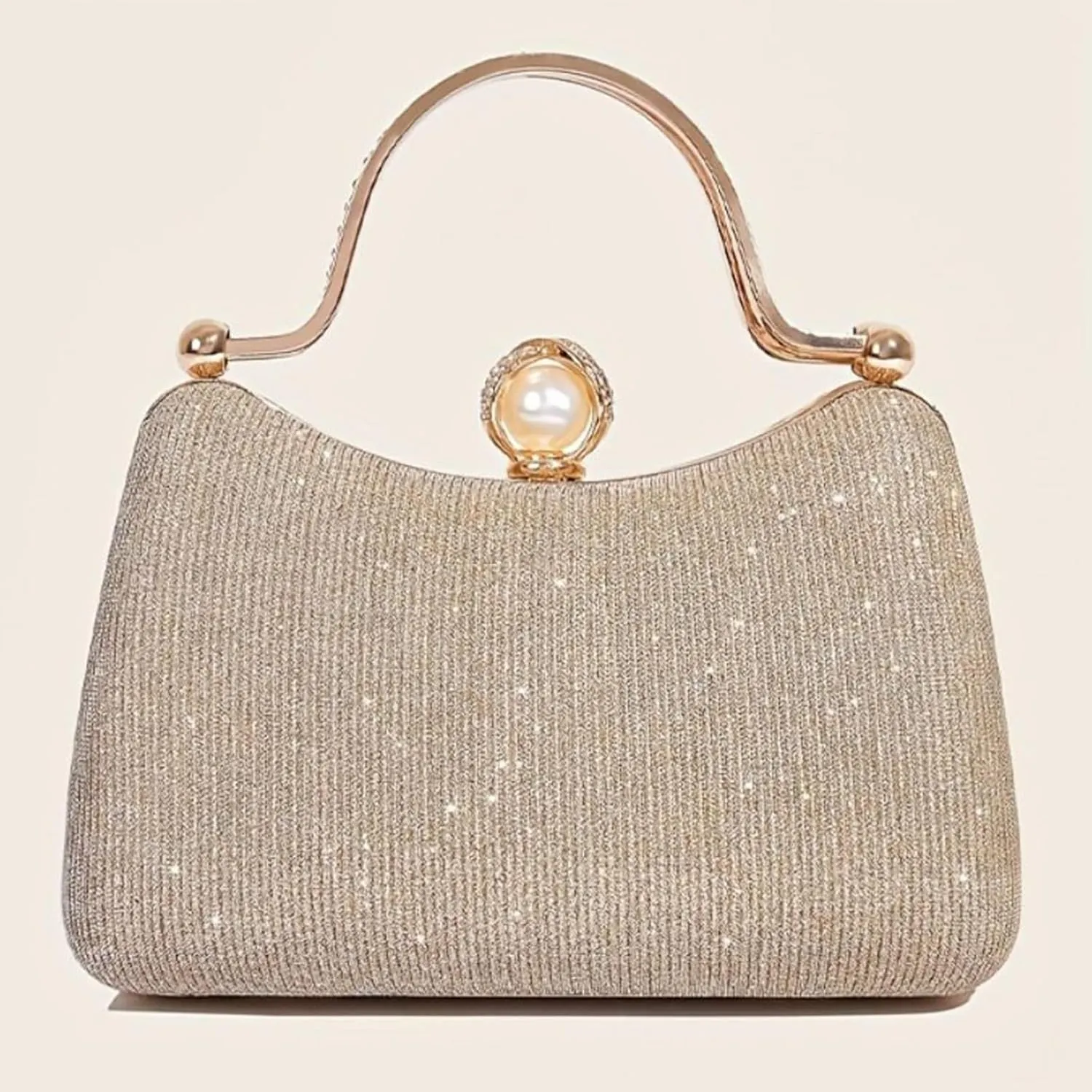 Clutch Purses for Women Handbags Shiny Sequin Wedding Silver Cross Body Purses with Chain,Wedding Prom Party Club