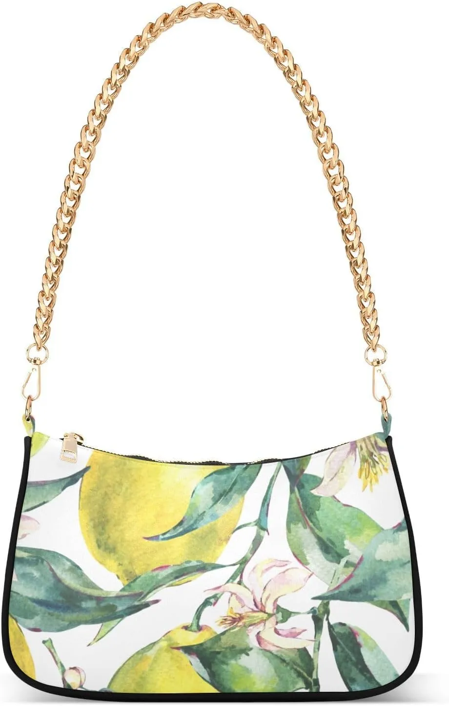Clutch Purses for Women Trendy Chain Tote Bag Shoulder Handbags Lemon Design Graduation Gifts for Her, Multi31