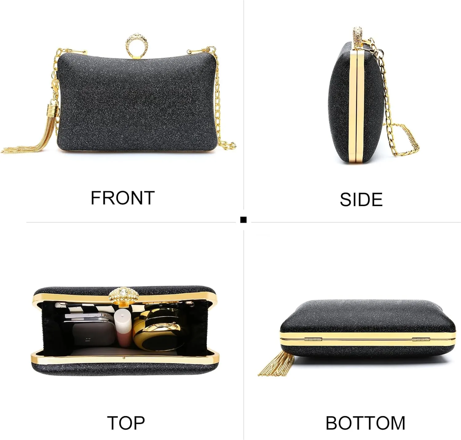 Clutch Purses for Women Wedding Women's Evening Handbags Evening Bag for Formal Party Prom Evening Clutch