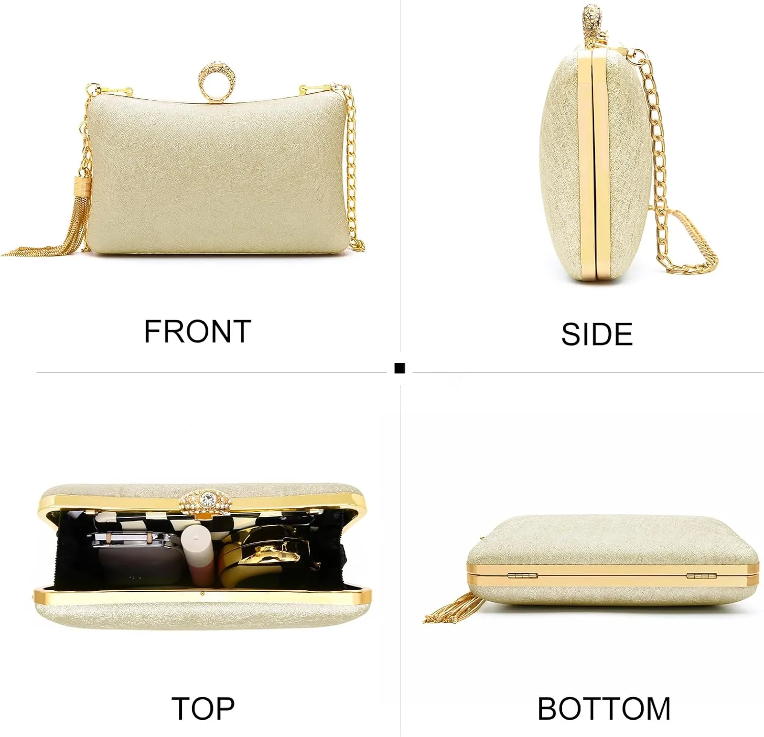 Clutch Purses for Women Wedding Women's Evening Handbags Evening Bag for Formal Party Prom Evening Clutch