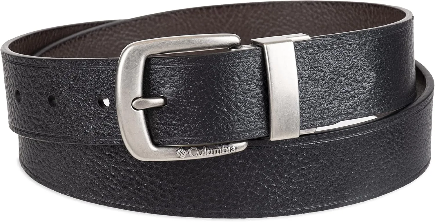 Columbia Men’s Two-In-One Reversible Casual Jeans Belt