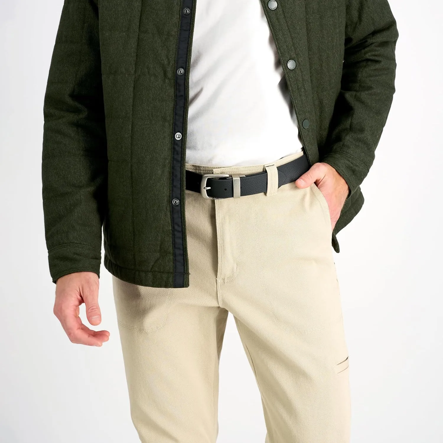 Columbia Men’s Two-In-One Reversible Casual Jeans Belt