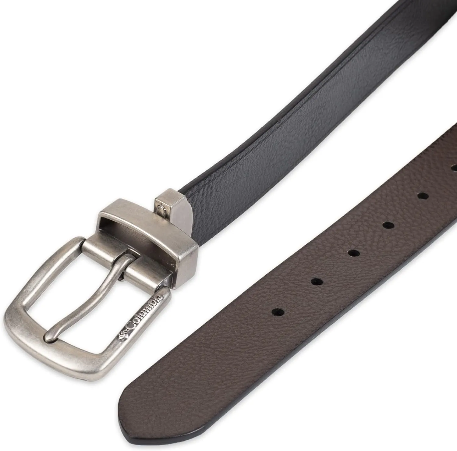 Columbia Men’s Two-In-One Reversible Casual Jeans Belt