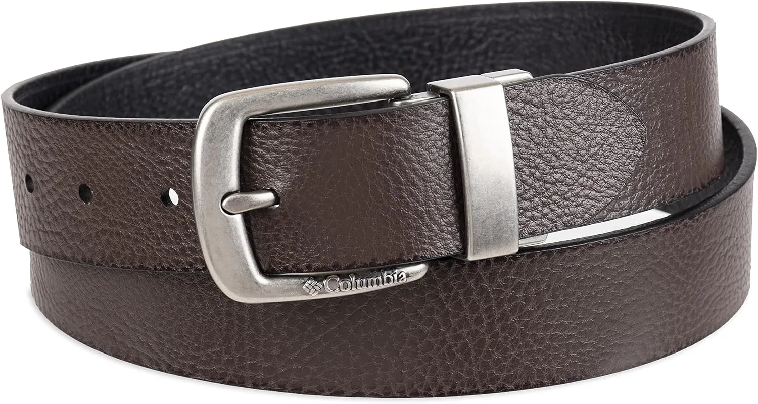 Columbia Men’s Two-In-One Reversible Casual Jeans Belt
