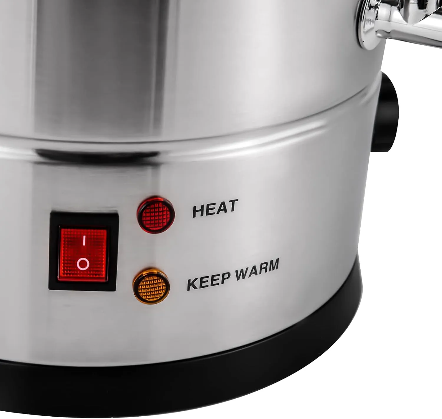 Commercial Coffee Urn Stainless Steel Coffee Dispenser Coffee Maker Quick Brewing Hot Beverage Dispenser Keep Warm Hot Water Urn for Home Party Office, 100 Cups (15L, 1.4KW)