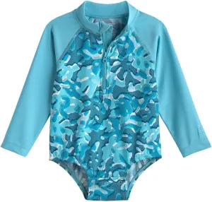 Coolibar UPF 50  Baby Wave One-Piece Swimsuit - Sun Protective