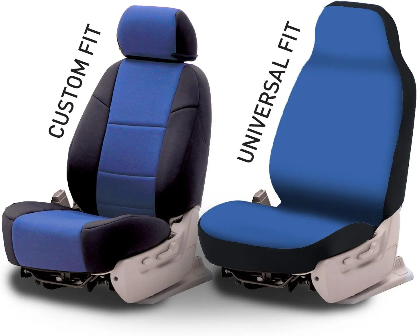 Coverking Front 50/50 Bucket Custom Fit Seat Cover for Select Toyota RAV4 Models - Velour (Beige)