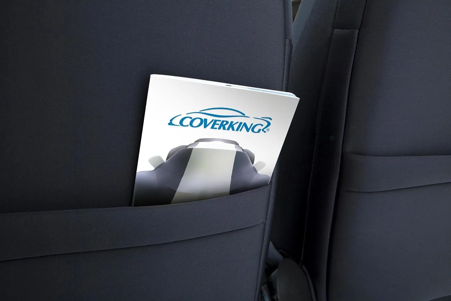 Coverking Front 50/50 Bucket Custom Fit Seat Cover for Select Toyota RAV4 Models - Velour (Beige)