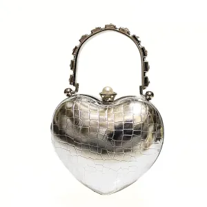 Crocodile Heart Clutch