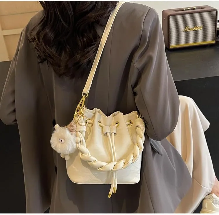 cross-body bag Drawstring Shoulder Bucket Bag