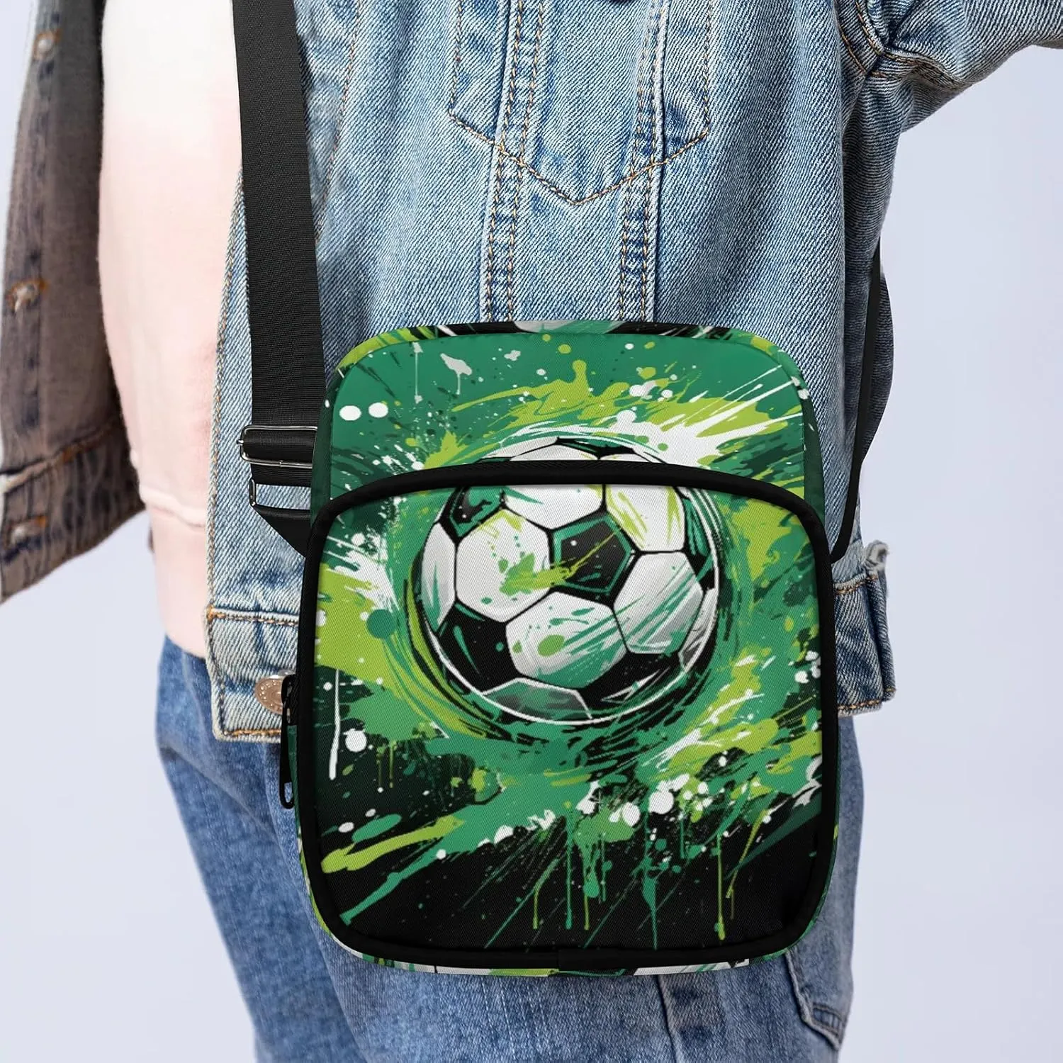 Crossbody Bag Small Sling Backpack Shoulder Bags Chest Pack Cross Body Daypack Basketball Belt Purses