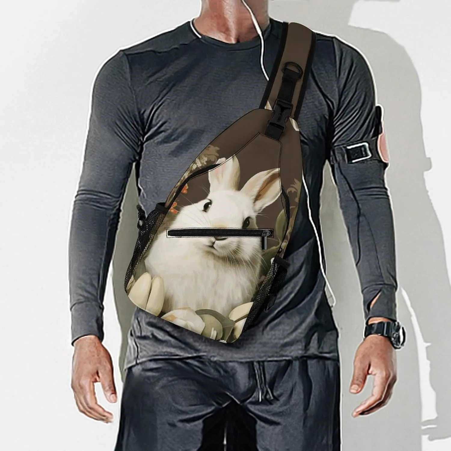 Crossbody Sling Bag Ancient Egyptians Backpack Sling Bag Travel Hiking Chest Bag Shoulder Bag Daypack