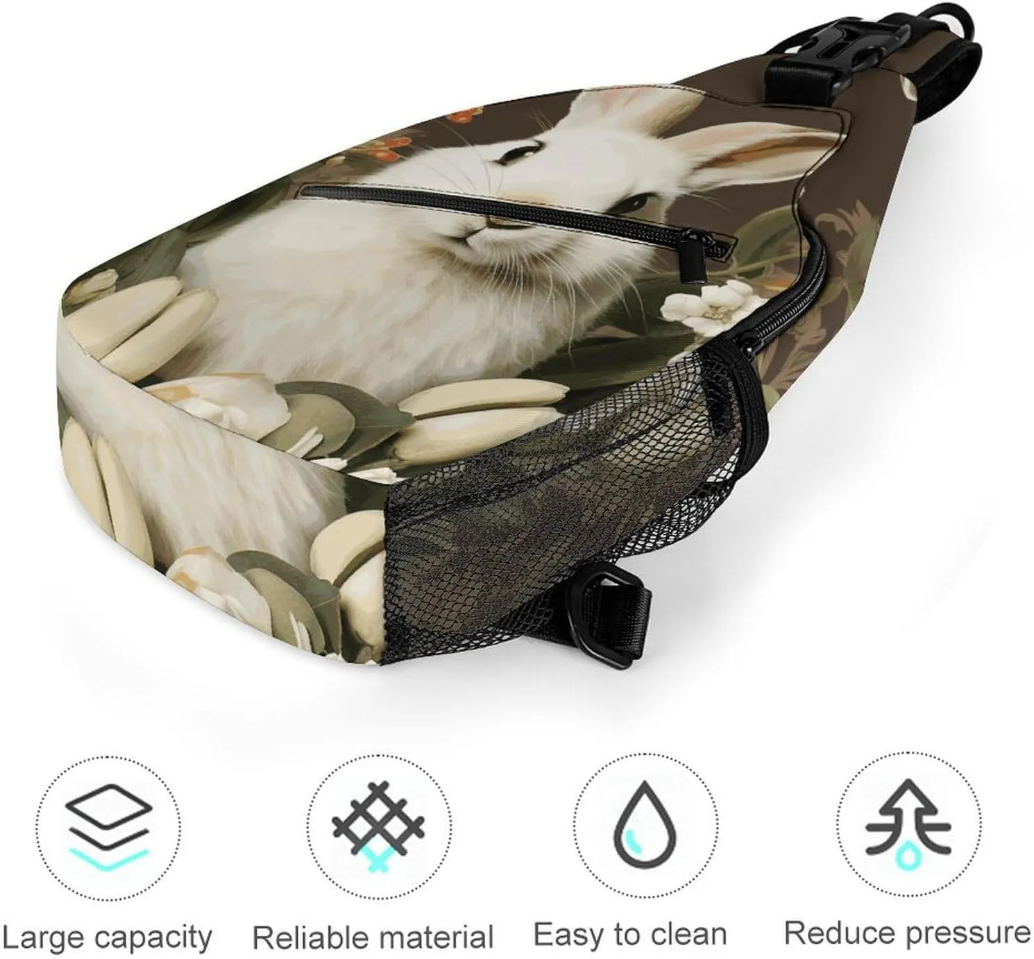Crossbody Sling Bag Ancient Egyptians Backpack Sling Bag Travel Hiking Chest Bag Shoulder Bag Daypack