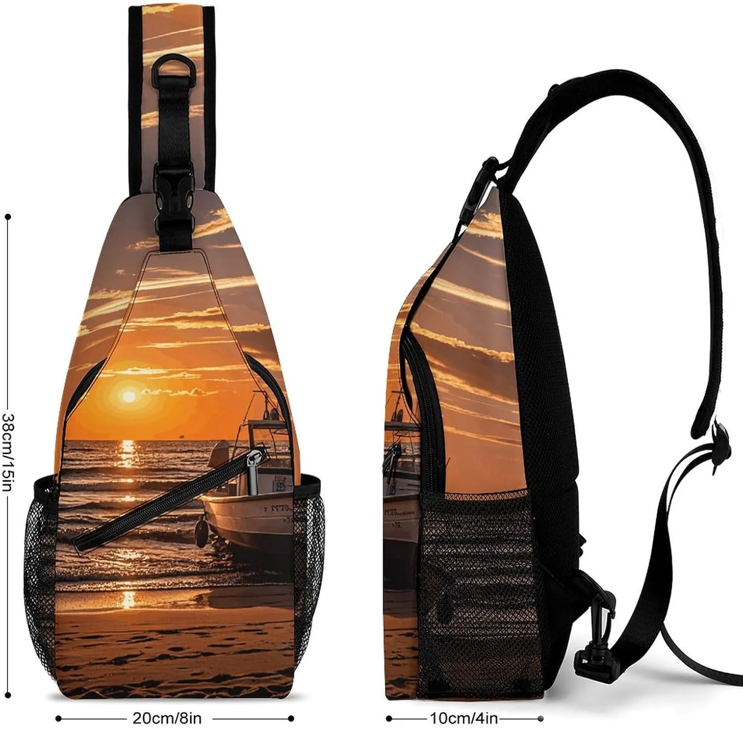 Crossbody Sling Bag Arches National Park-standard Backpack Sling Bag Travel Hiking Chest Bag Shoulder Bag Daypack