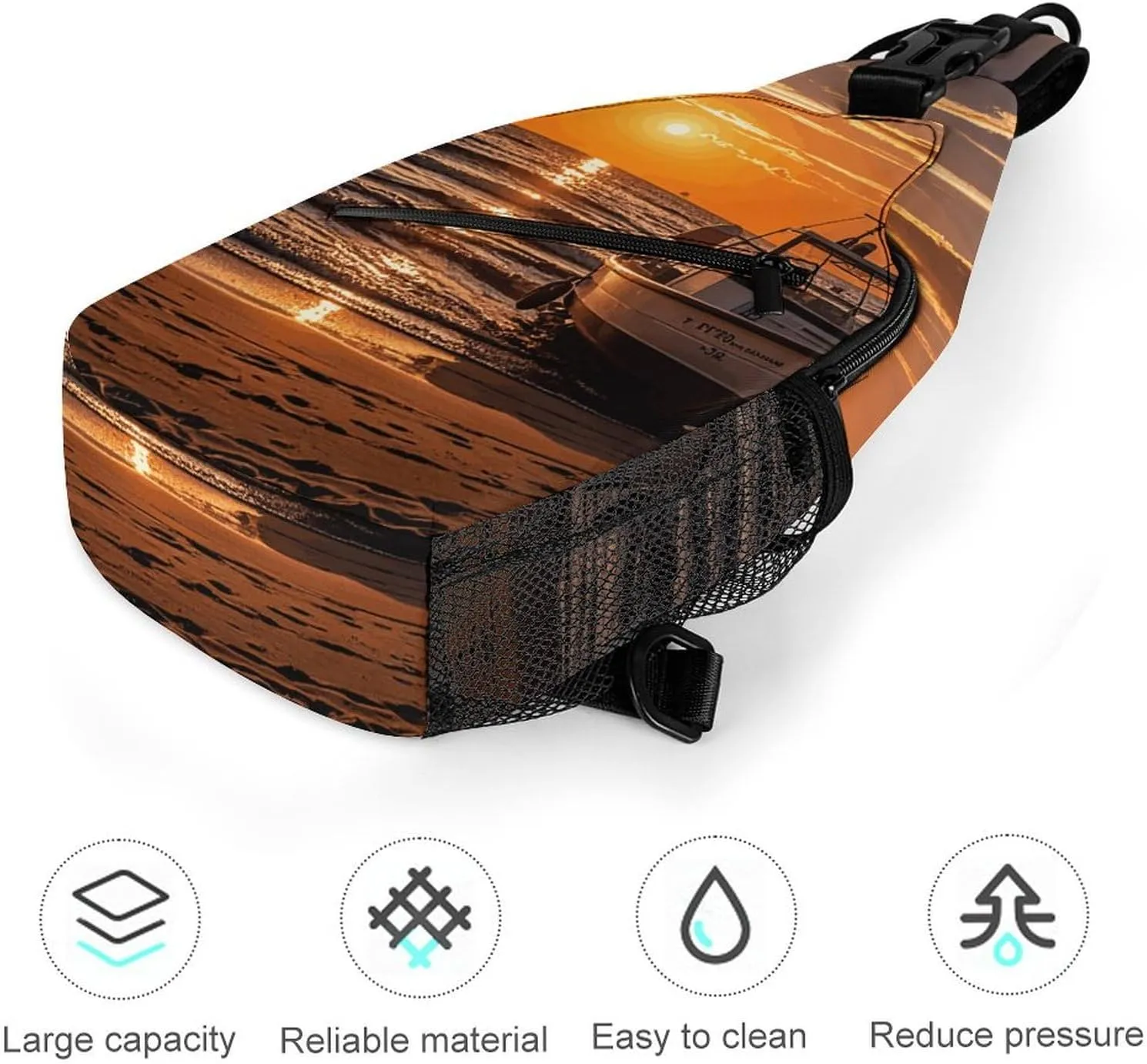 Crossbody Sling Bag Arches National Park-standard Backpack Sling Bag Travel Hiking Chest Bag Shoulder Bag Daypack