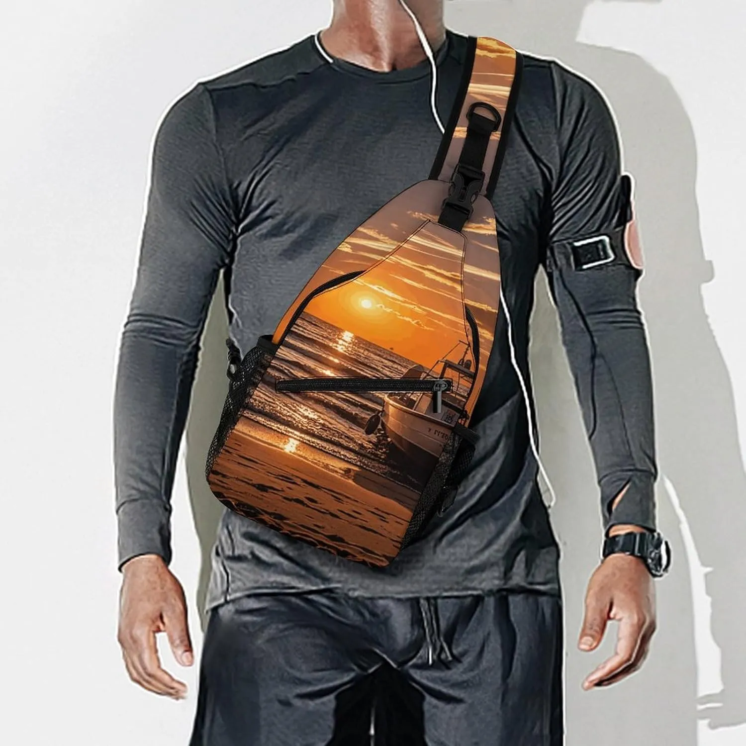Crossbody Sling Bag Arches National Park-standard Backpack Sling Bag Travel Hiking Chest Bag Shoulder Bag Daypack