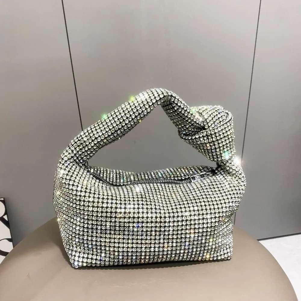 Crystal Full Rhinestone Evening clutch Bag Women's Handbags Purses Top Handle bag for Party