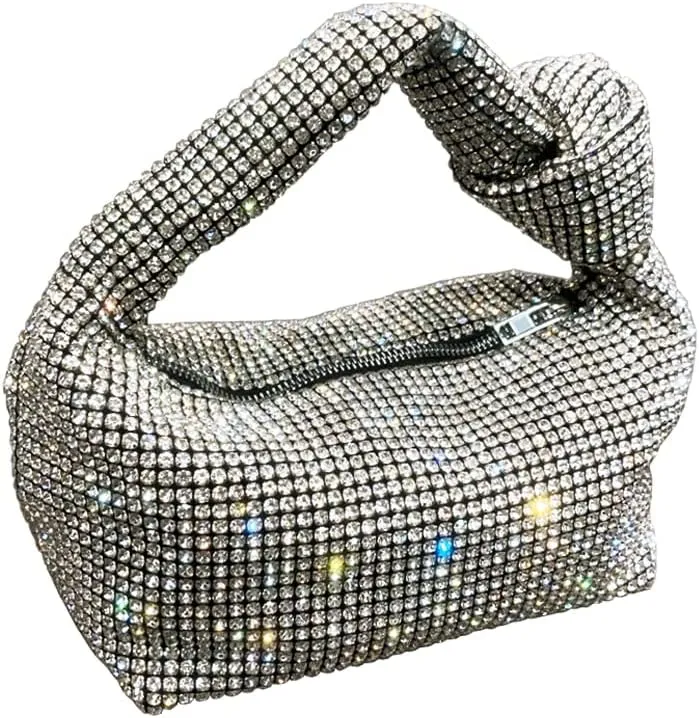 Crystal Full Rhinestone Evening clutch Bag Women's Handbags Purses Top Handle bag for Party