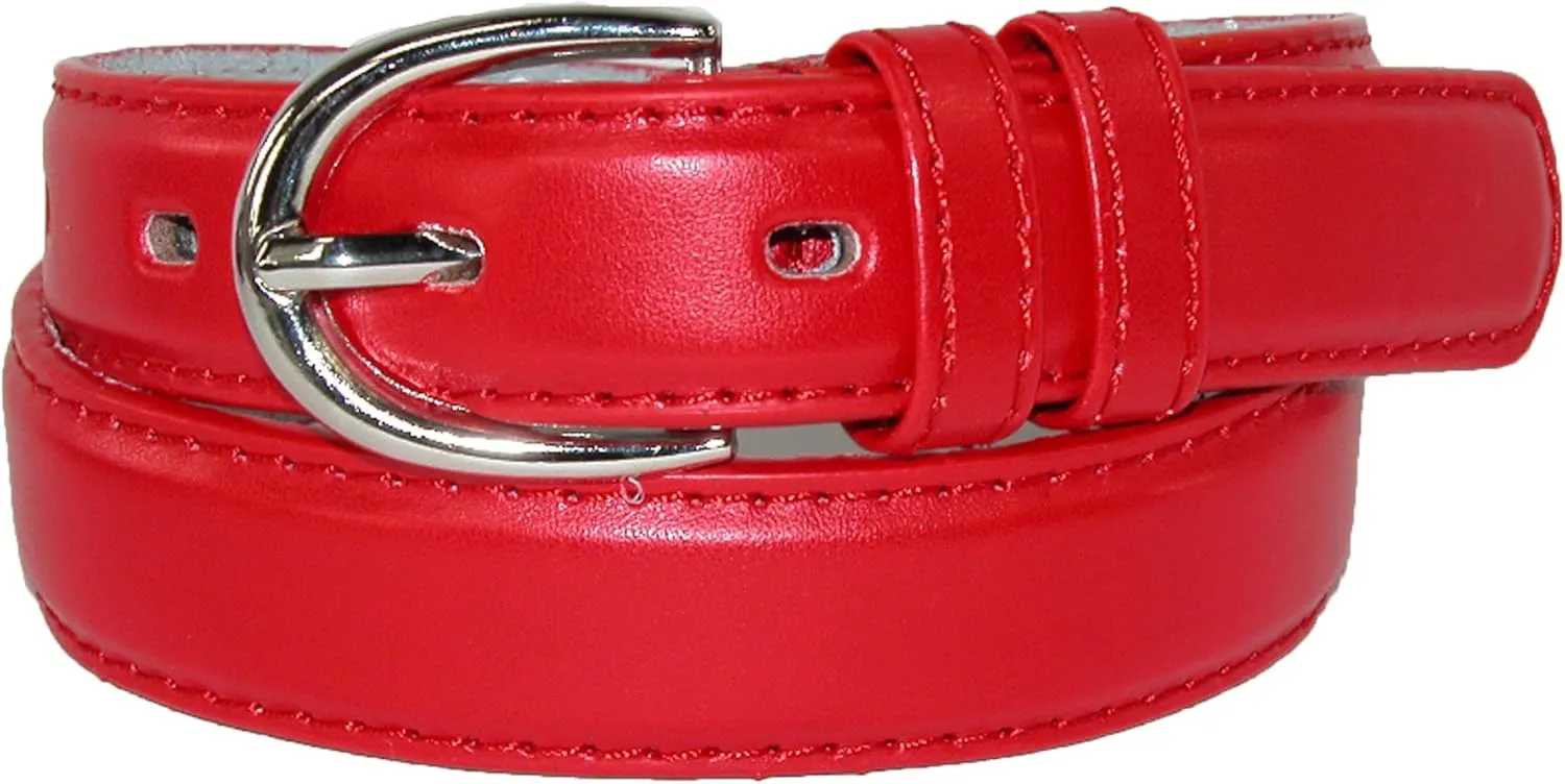 CTM Toddlers Basic 1 Inch Leather Belt