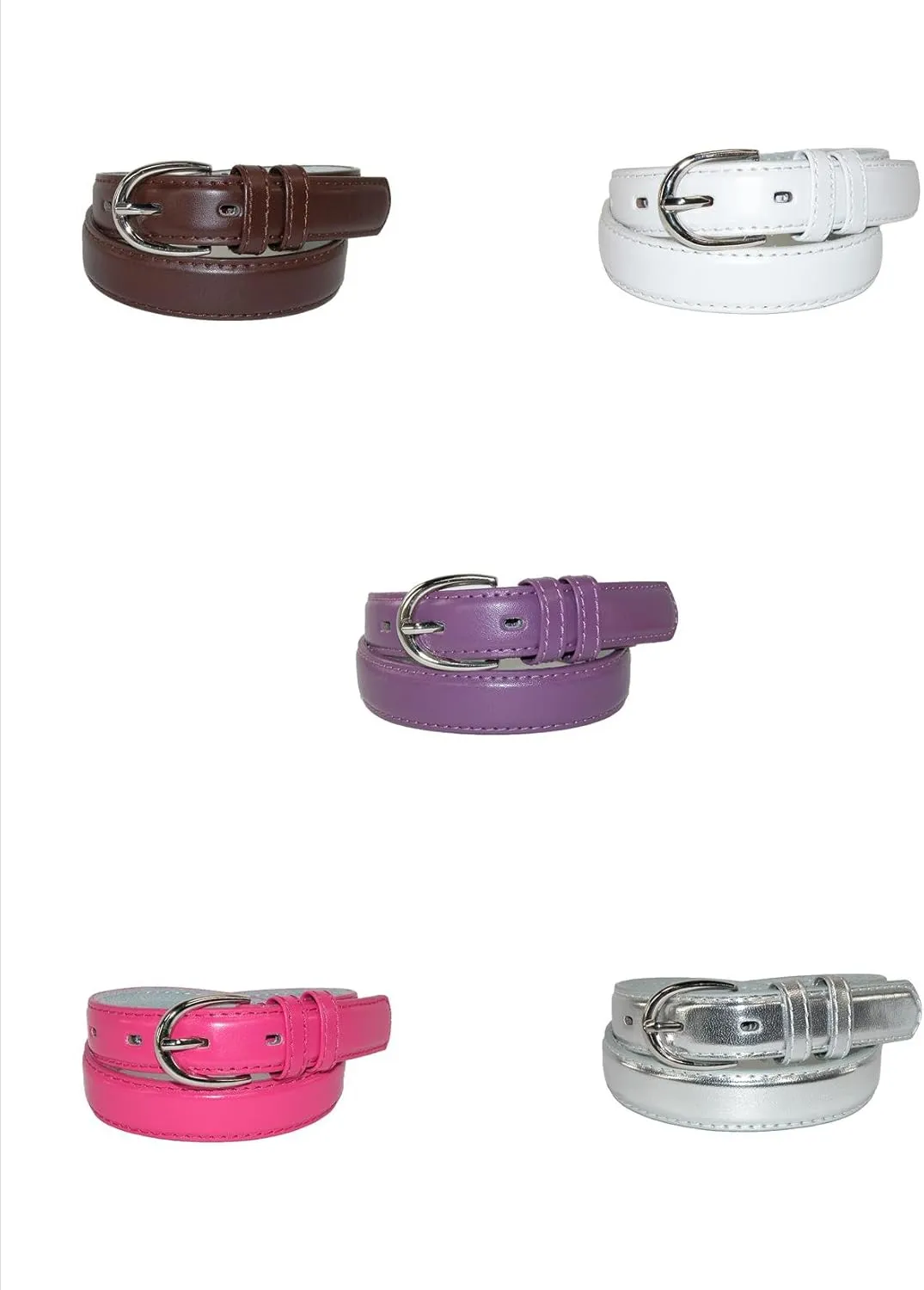 CTM Toddlers Basic 1 Inch Leather Belt