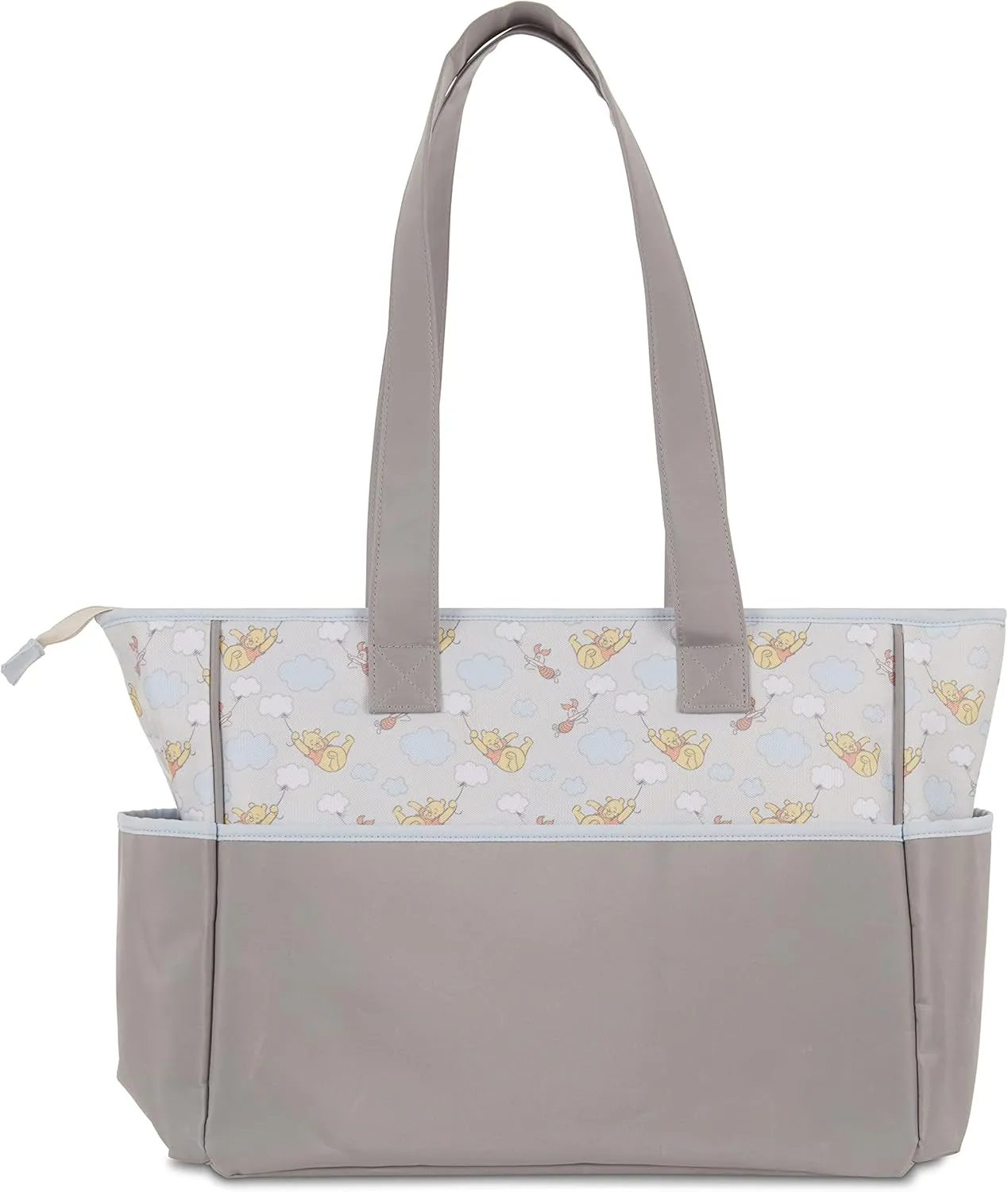 Cudlie Tote Diaper Bag and Changing Pad, Winnie The Pooh Print Large