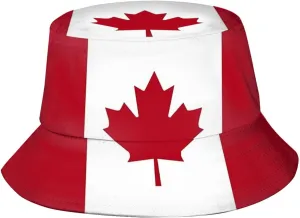Cute Flag Bucket Hats Fashion Packable Patriotic Sun Cap Summer Travel Outdoor Fisherman Cap for Adults Women Men