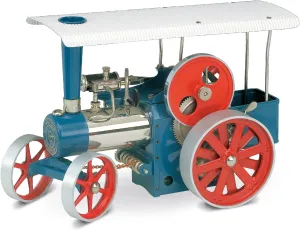 D 405 Dampftraktor blau