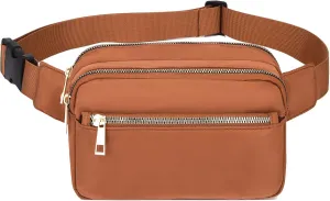 DAITET Crossbody Fanny Pack for Men&Women,Large Waist Bag & Hip Bum Bag with Adjustable Strap for Outdoors Workout Traveling Casual Running Hiking Cycling
