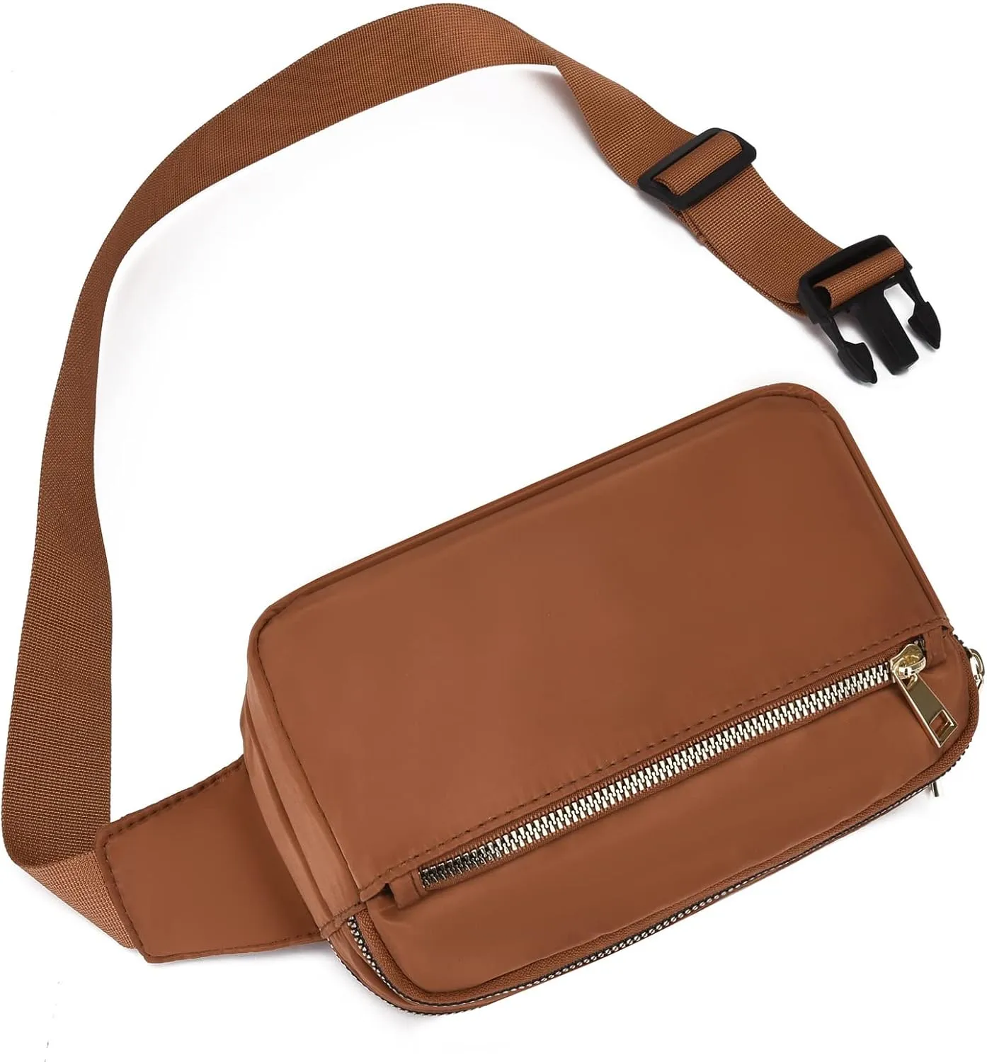 DAITET Crossbody Fanny Pack for Men&Women,Large Waist Bag & Hip Bum Bag with Adjustable Strap for Outdoors Workout Traveling Casual Running Hiking Cycling