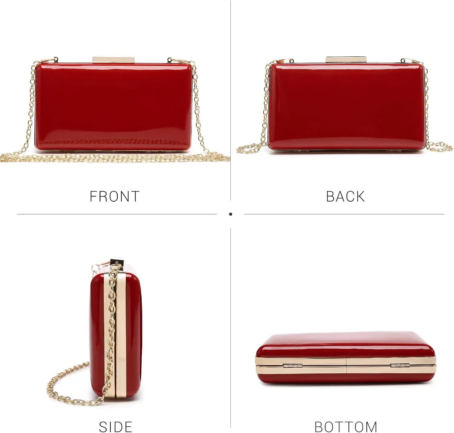Dasein Women Evening Purses Clutch Bags Formal Party Clutches Wedding Purses Cocktail Prom Handbags
