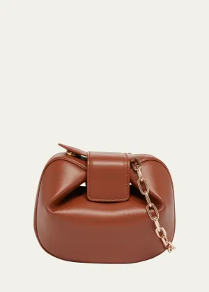 Demi Lamb Leather Clutch Bag