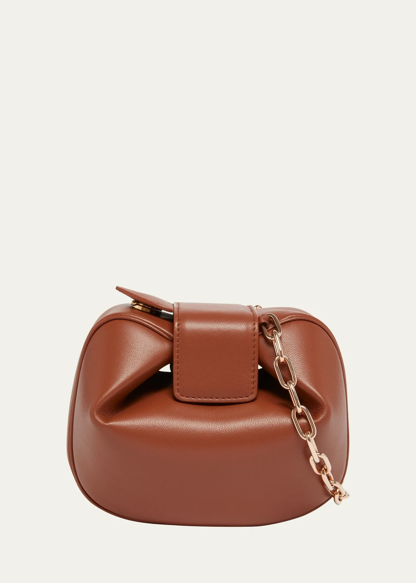 Demi Lamb Leather Clutch Bag
