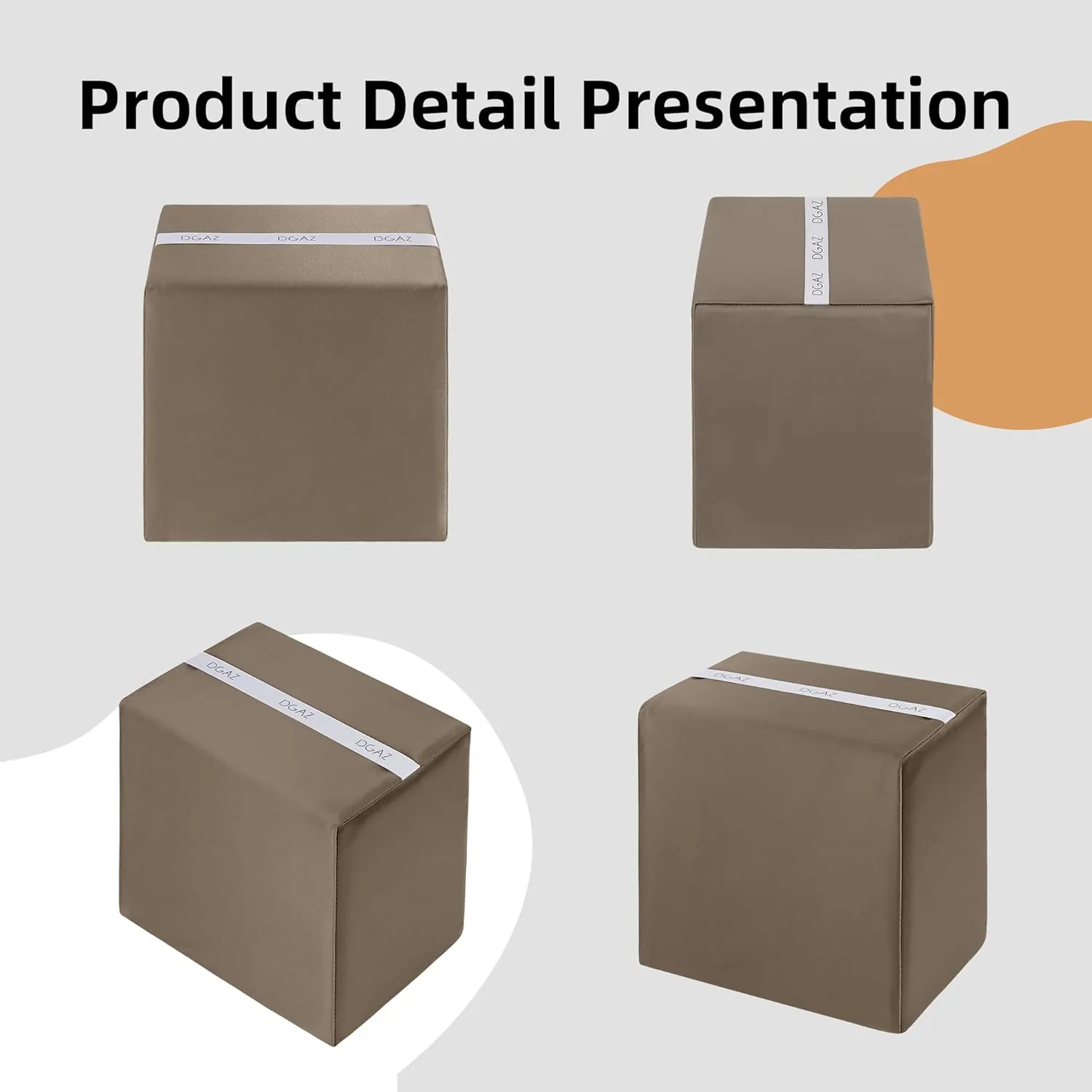 DGAZ Purse Pillow Shaper Insert,Luxury Handbag Tote Shapers, Memory Foam- Fits picotin14/18/22/26/31Bags(Etoupe Grey,PC18)
